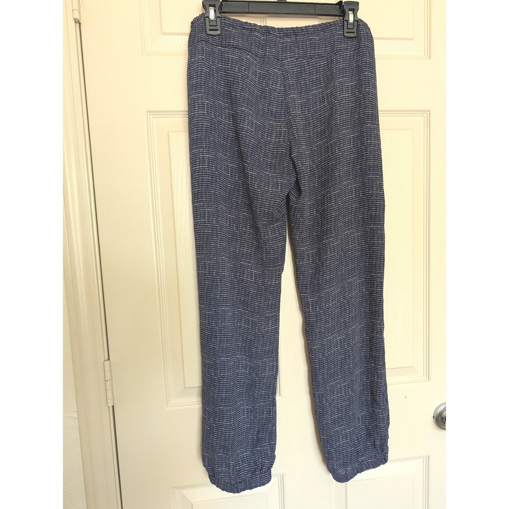 CAbi Blue Patterned Drawstring Track Pants - Picture 5 of 7